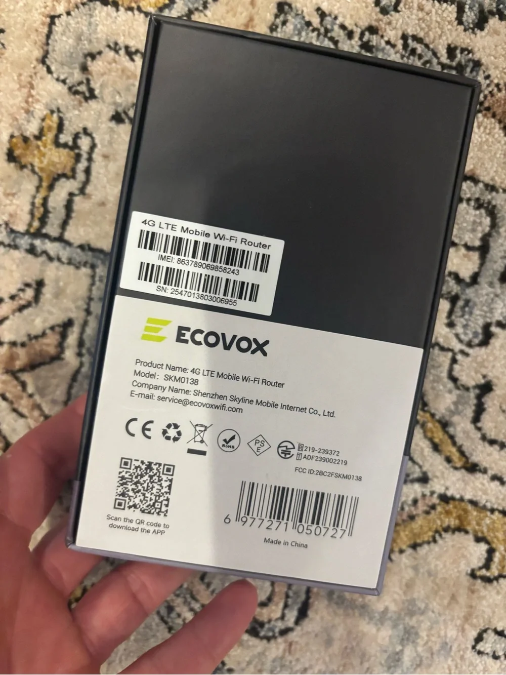 NIB - ECOVOX 4G LTE Mobile Wi-Fi Router New